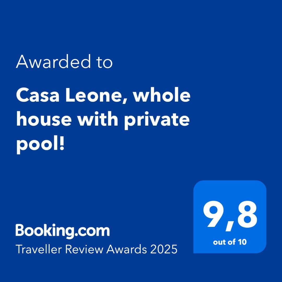 Casa Leone, Whole House With Private Pool! Villa Atsipopoulo Exterior photo
